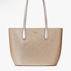Kate spade Large Sparkly Gold Tote Bag
